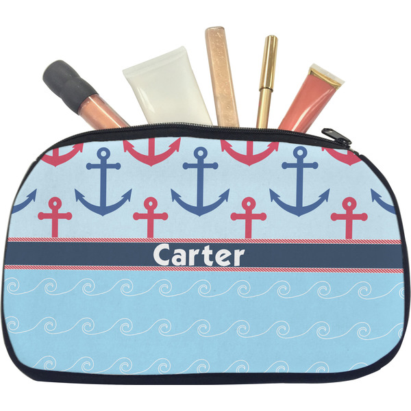 Anchors & Waves Makeup Bag Medium