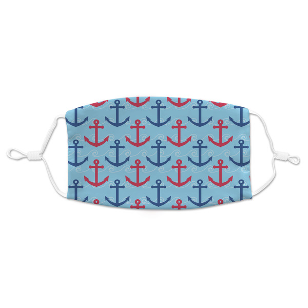 Custom Anchors & Waves Adult Cloth Face Mask - Standard
