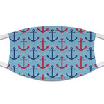 Anchors & Waves Cloth Face Mask (T-Shirt Fabric)