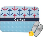 Anchors & Waves Memory Foam Bath Mat (Personalized)