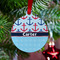 Anchors & Waves Metal Ball Ornament - Lifestyle