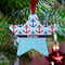 Anchors & Waves Metal Star Ornament - Lifestyle