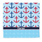 Anchors & Waves Microfiber Dish Rag - Front/Approval
