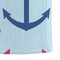 Anchors & Waves Microfiber Dish Towel - DETAIL