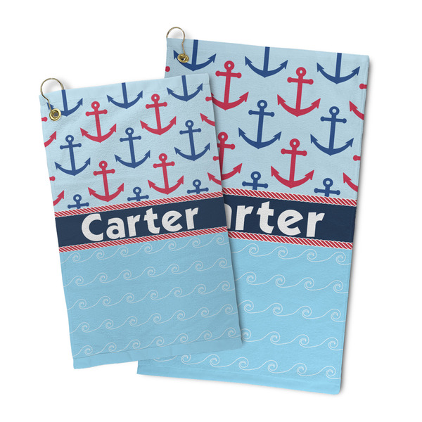 Anchors & Waves Microfiber Golf Towel - PARENT/MAIN