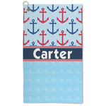 Anchors & Waves Microfiber Golf Towel (Personalized)
