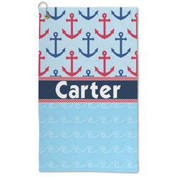 Anchors & Waves Microfiber Golf Towel (Personalized)