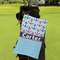 Anchors & Waves Microfiber Golf Towels - Small - LIFESTYLE