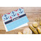 Anchors & Waves Microfiber Kitchen Towel - LIFESTYLE