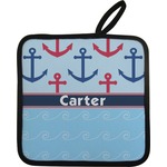 Anchors & Waves Pot Holder w/ Name or Text