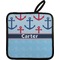 Anchors & Waves Pot Holder w/ Name or Text