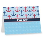 Anchors & Waves Note cards (Personalized)