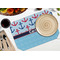 Anchors & Waves Octagon Placemat - Single front (LIFESTYLE) Flatlay