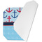 Anchors & Waves Octagon Placemat - Single front (folded)