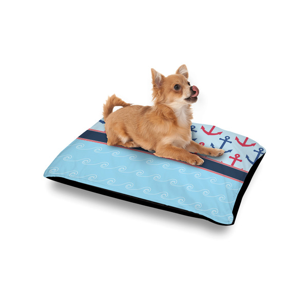 Anchors & Waves Outdoor Dog Beds - Small - IN CONTEXT