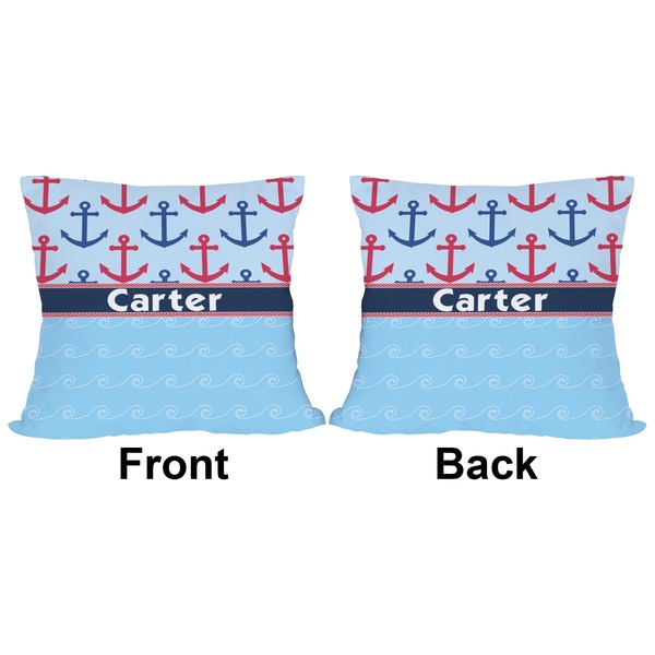 Anchors & Waves Outdoor Pillow - 20x20