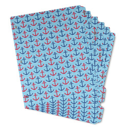 Anchors & Waves Binder Tab Divider - Set of 6 (Personalized)
