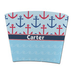 Anchors & Waves Party Cup Sleeve - without bottom (Personalized)