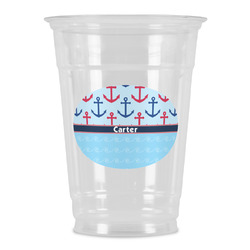Anchors & Waves Party Cups - 16oz (Personalized)