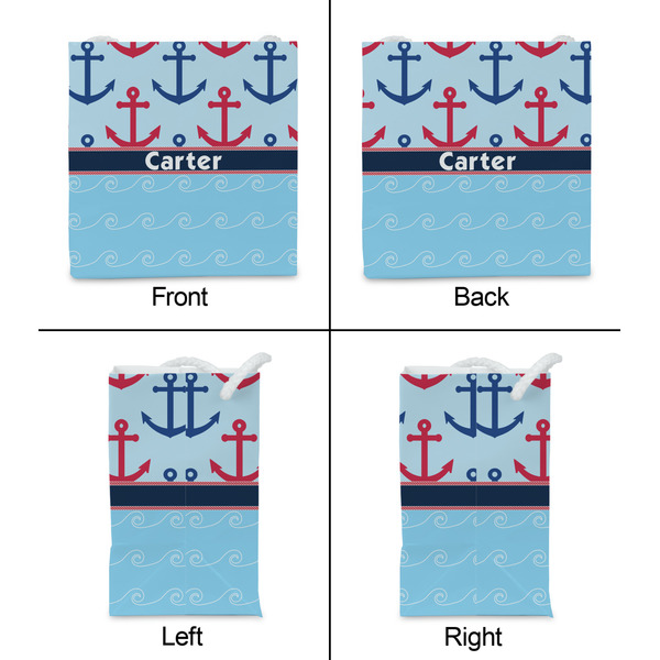 Anchors & Waves Party Favor Gift Bag - Gloss - Approval