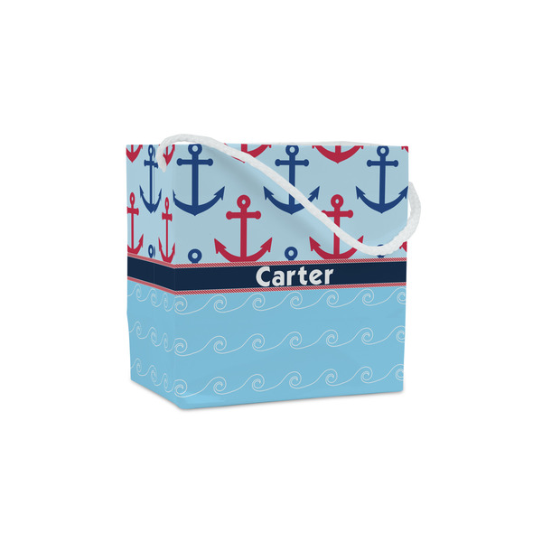 Custom Anchors & Waves Party Favor Gift Bags (Personalized)