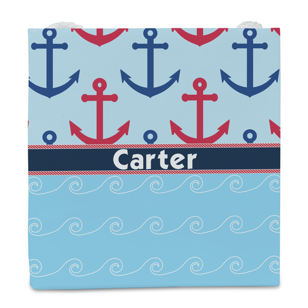 Anchors & Waves Party Favor Gift Bag - Matte - Front