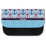 Anchors & Waves Canvas Pencil Case w/ Name or Text
