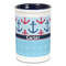 Anchors & Waves Pencil Holder - Blue