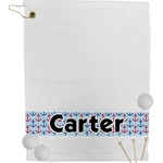 Anchors & Waves Golf Bag Towel (Personalized)