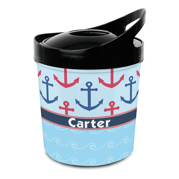 Custom Anchors & Waves Plastic Ice Bucket (Personalized)
