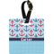 Anchors & Waves Personalized Square Luggage Tag