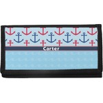 Anchors & Waves Canvas Checkbook Cover (Personalized)