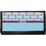 Anchors & Waves Canvas Checkbook Cover (Personalized)