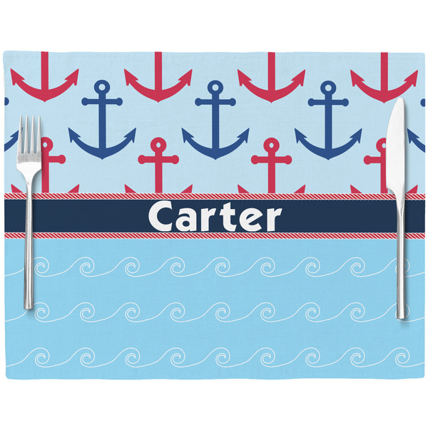 Anchors & Waves Placemat with Props