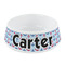 Anchors & Waves Plastic Dog Bowl - Small (Personalized)