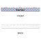 Anchors & Waves Plastic Ruler - 12" - APPROVAL