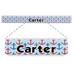 Anchors & Waves Plastic Ruler - 12" (Personalized)