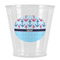 Anchors & Waves Plastic Shot Glass (Personalized)