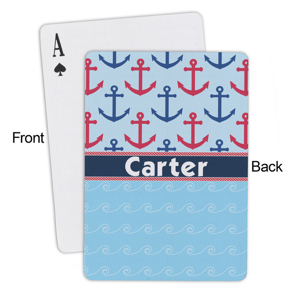 Anchors & Waves Playing Cards - Approval