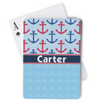 Anchors & Waves Playing Cards (Personalized)