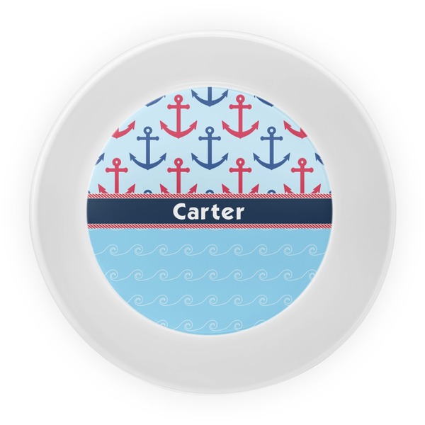 Anchors & Waves Melamine Bowl - Center