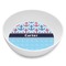Anchors & Waves Melamine Bowl - 8 oz (Personalized)