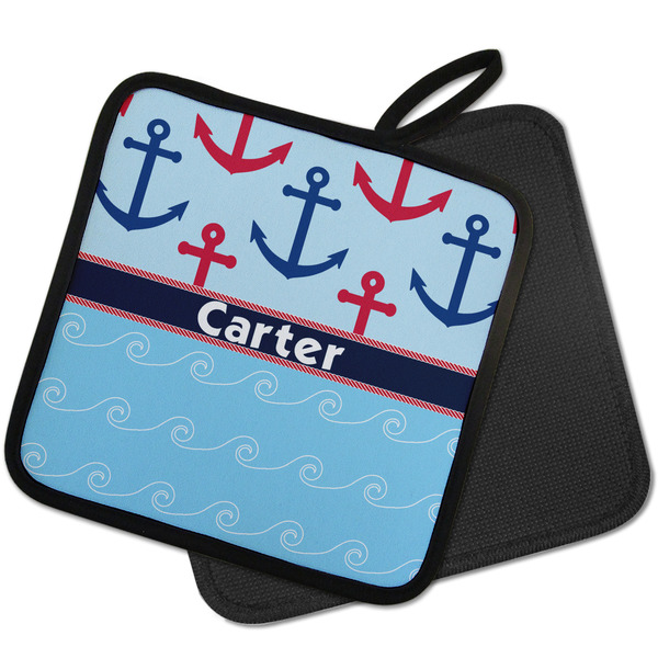 Anchors & Waves Pot Holders - PARENT MAIN