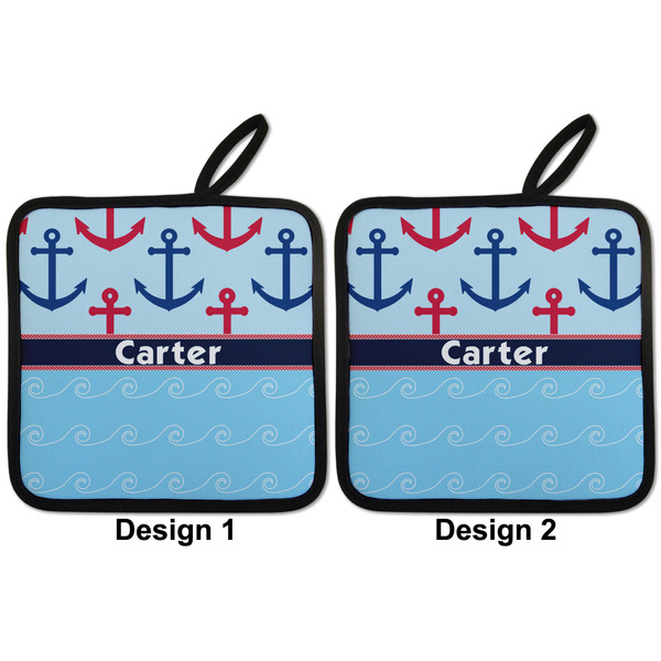 Anchors & Waves Pot Holders - Set of 2 APPROVAL