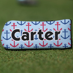 Anchors & Waves Blade Putter Cover (Personalized)