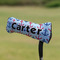 Anchors & Waves Putter Cover - On Putter