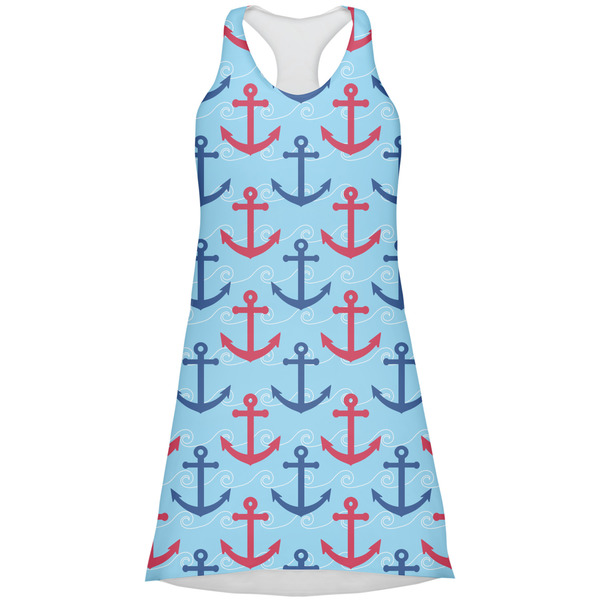 Custom Anchors & Waves Racerback Dress - Small
