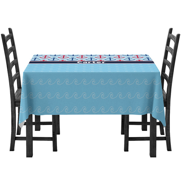 Custom Anchors & Waves Tablecloth (Personalized)