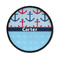 Anchors & Waves Round Patch