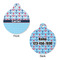 Anchors & Waves Round Pet ID Tag - Large - Approval